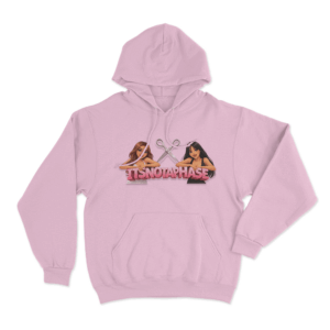 Itsnotaphase Christina Amber Unisex Hoodie Pink