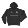 Layered Passport Unisex Hoodie Black
