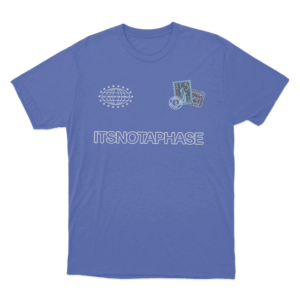 Layered Passport Unisex T Shirt Blue